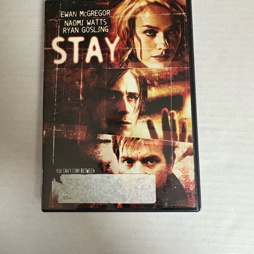 Stay DVD - Ewan Mcgregor Ryan Gosling Naomi Watts